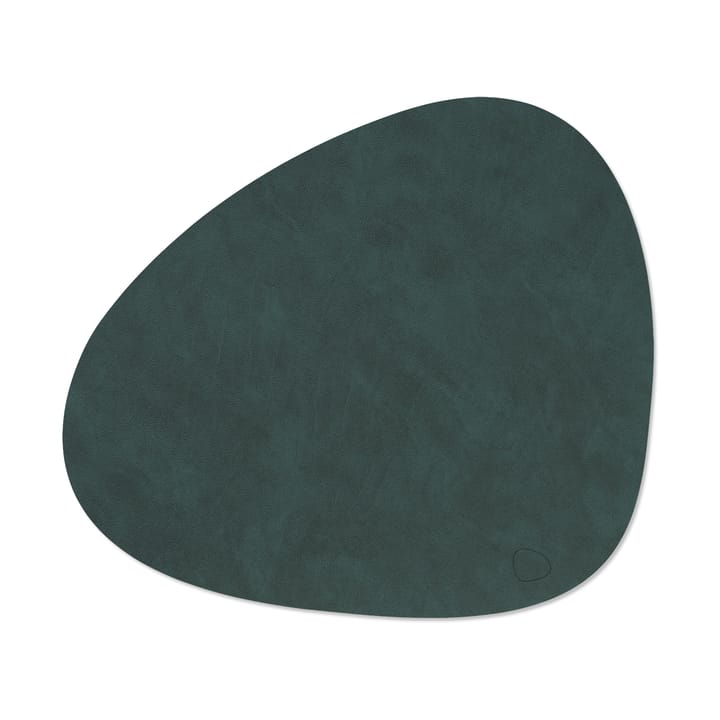 Tovaglietta curva Nupo L reversibile 1 pz, Verde scuro-verde oliva LIND DNA