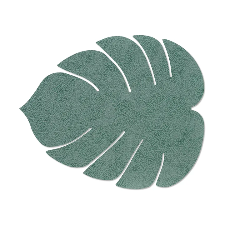 Tovaglietta Monstera Leaf Hippo L - Pastel green, 42x35 cm - LIND DNA