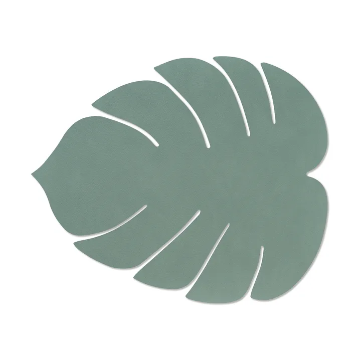 Tovaglietta Monstera Leaf Nupo L - Pastel green, 42x35 cm - LIND DNA