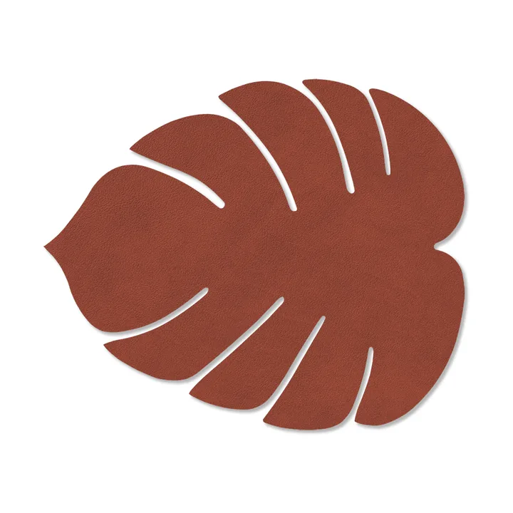 Tovaglietta Monstera Leaf Nupo S - Sienna, 26x22 cm - LIND DNA