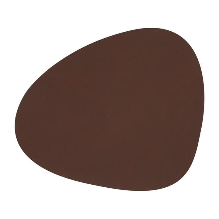 Tovaglietta Nupo arrotondata M - Dark brown - LIND DNA