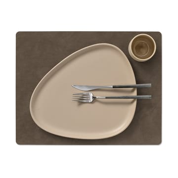 Tovaglietta quadrata L Corduroy  - Caviale - LIND DNA