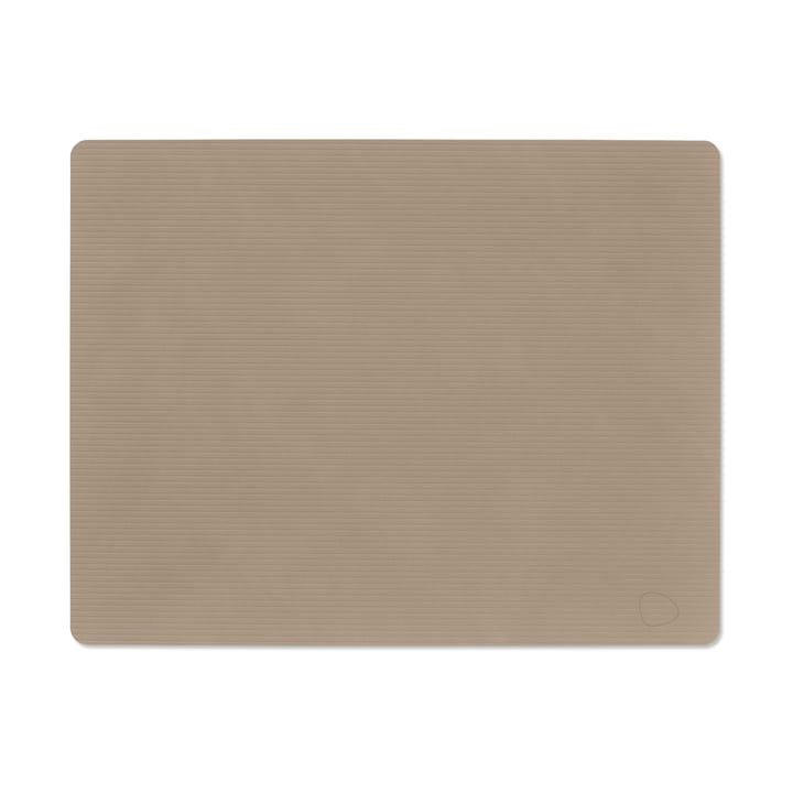 Tovaglietta quadrata L Corduroy  - Clay Brown - LIND DNA
