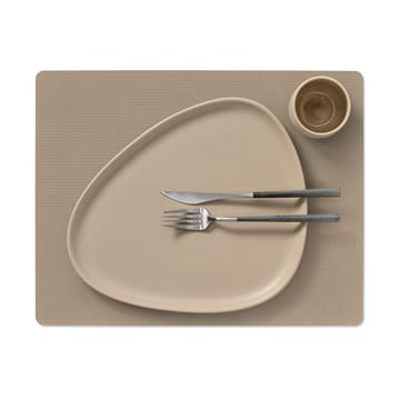 Tovaglietta quadrata L Corduroy  - Clay Brown - LIND DNA