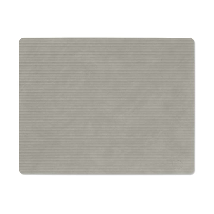 Tovaglietta quadrata L Corduroy  - Grigio chiaro - LIND DNA