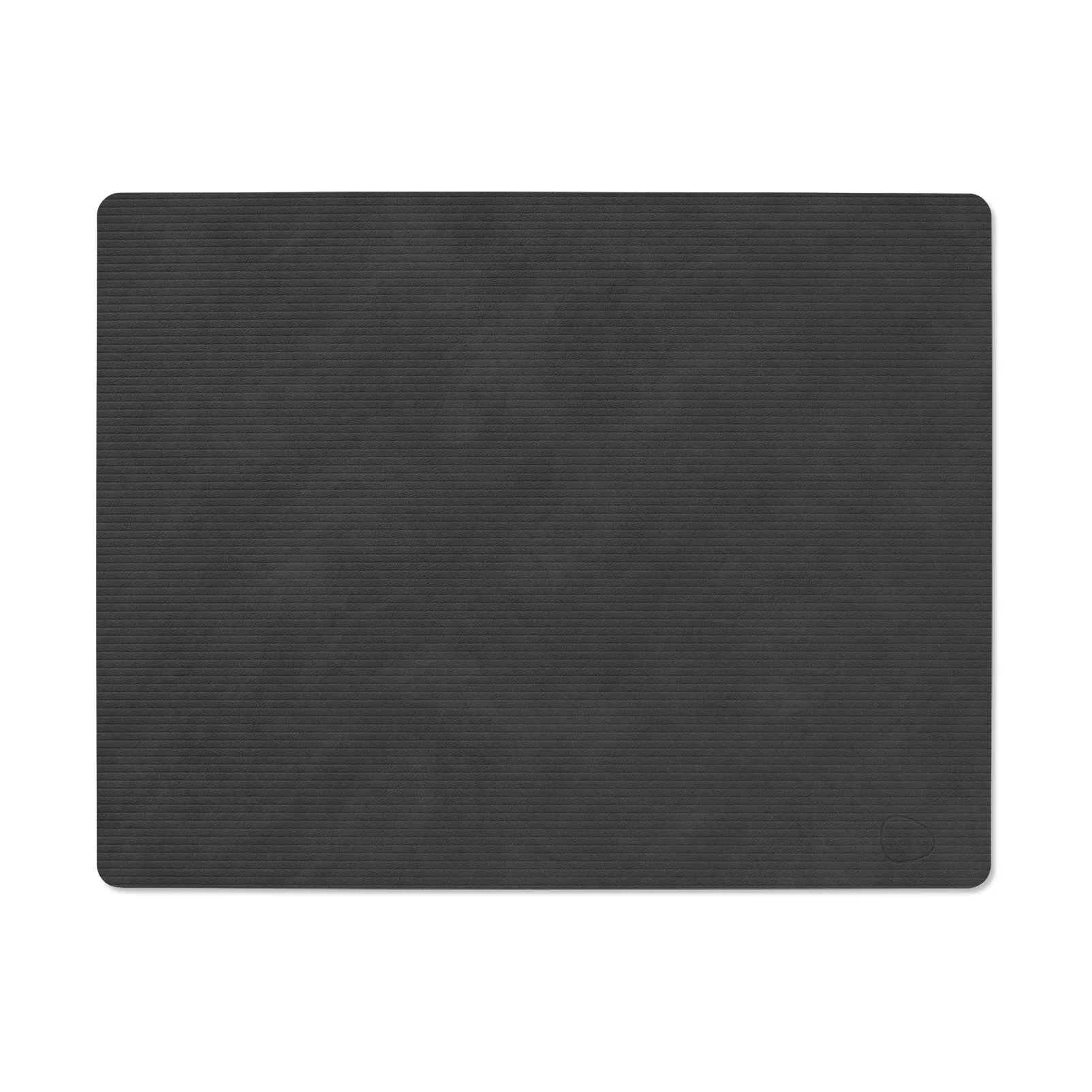 Tovaglietta quadrata L Corduroy , Nero LIND DNA