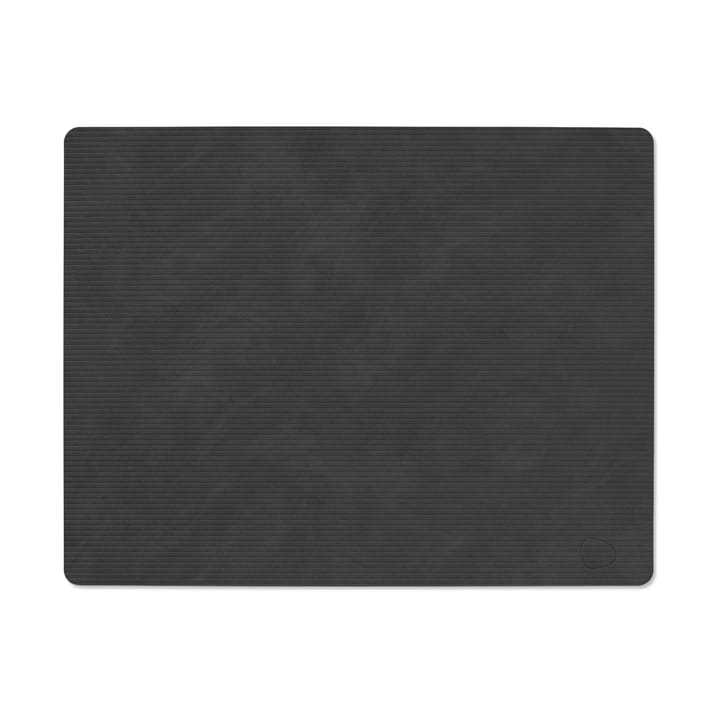 Tovaglietta quadrata L Corduroy  - Nero - LIND DNA