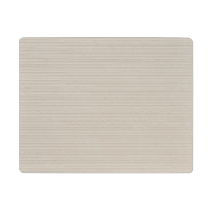 Tovaglietta quadrata L Corduroy  - Oyster White - LIND DNA