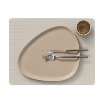 Tovaglietta quadrata L Corduroy  - Oyster White - LIND DNA
