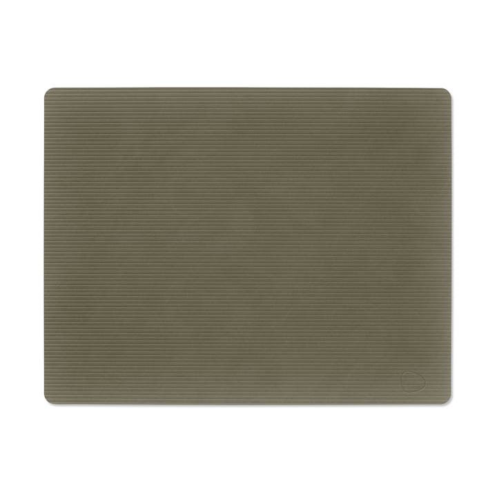 Tovaglietta quadrata L Corduroy , Verde militare LIND DNA