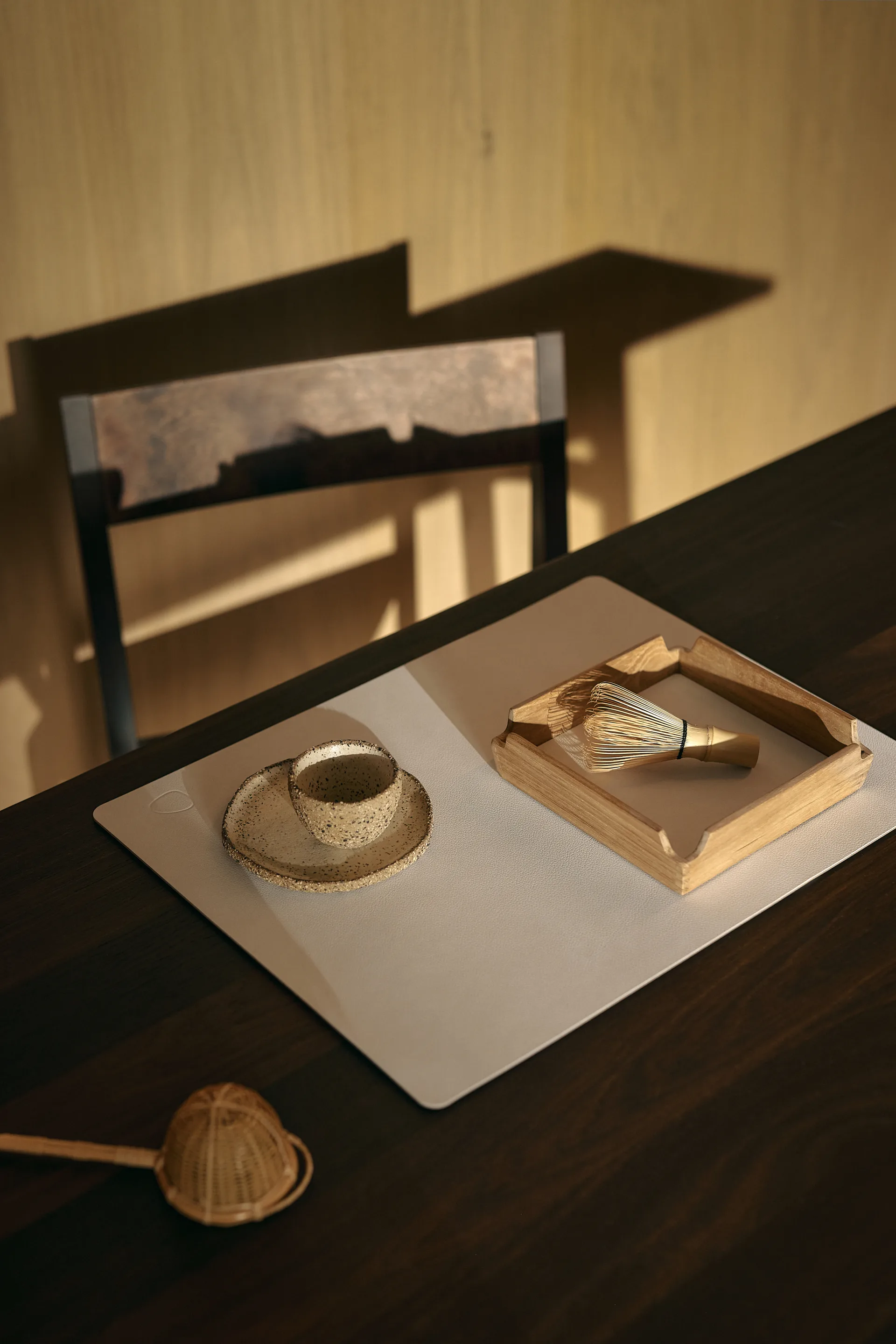 Tovaglietta quadrata Nupo L, Bianco puro LIND DNA