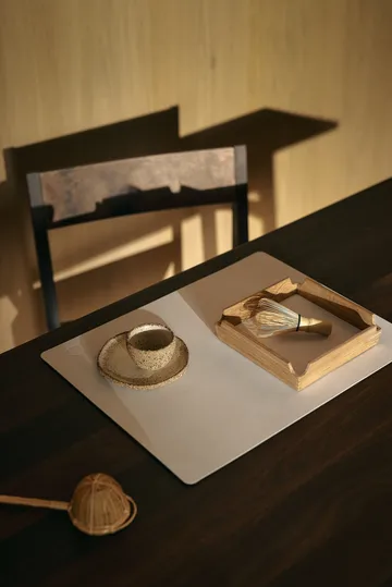 Tovaglietta quadrata Nupo L - Bianco puro - LIND DNA