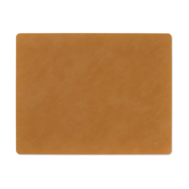 Tovaglietta quadrata Nupo L - Burned curry, 45x35 cm - LIND DNA