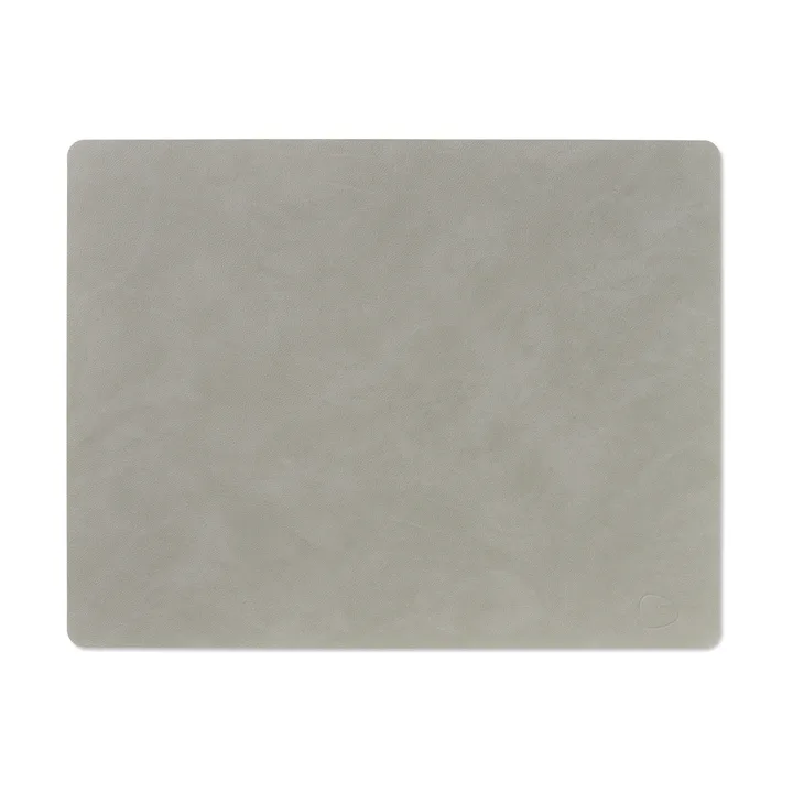 Tovaglietta quadrata Nupo L - grigio chiaro, 45x35 cm - LIND DNA