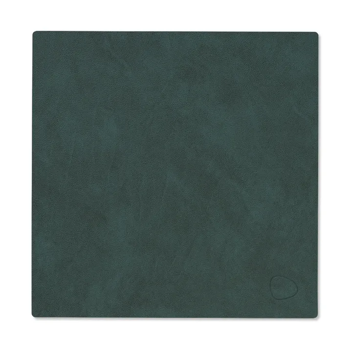 Tovaglietta quadrata Nupo S - Verde scuro, 28x28 cm - LIND DNA