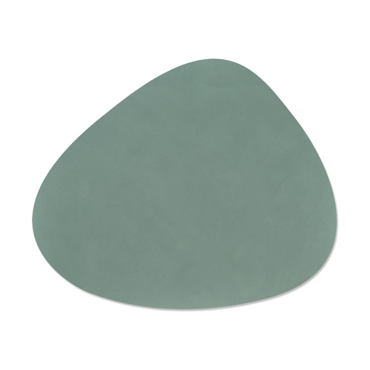 Tovaglietta reversibile Cloud-Nupo curva L 1 pz, antracite-verde pastello LIND DNA