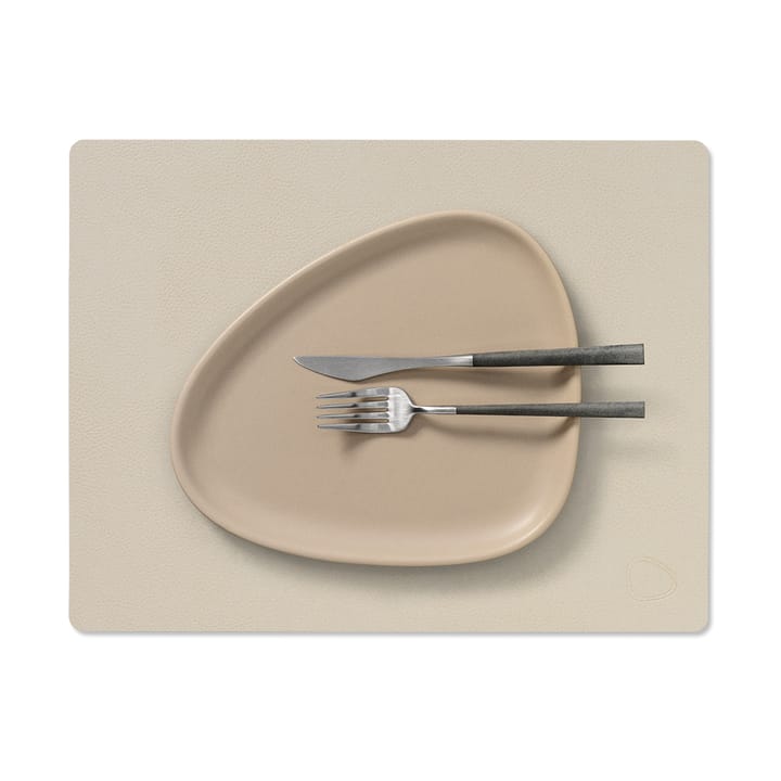 Tovaglietta square M Serene 26,5x34,5 cm, Crema LIND DNA