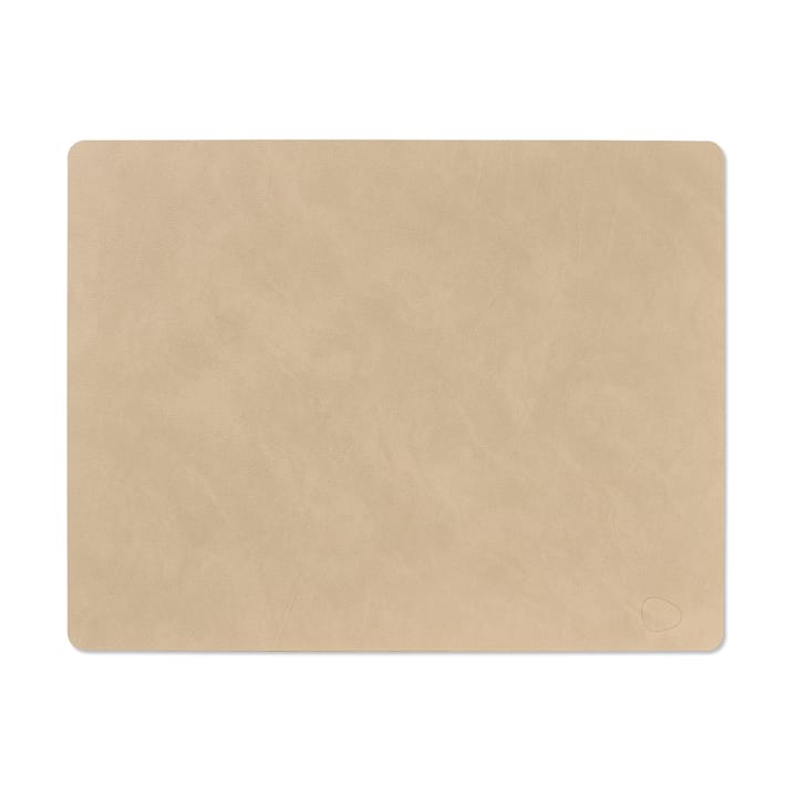 Tovaglietta Square Nupo 35x45 cm - color sabbia - LIND DNA