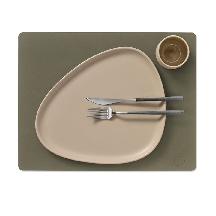 Tovaglietta Square Nupo 35x45 cm, verde militare LIND DNA