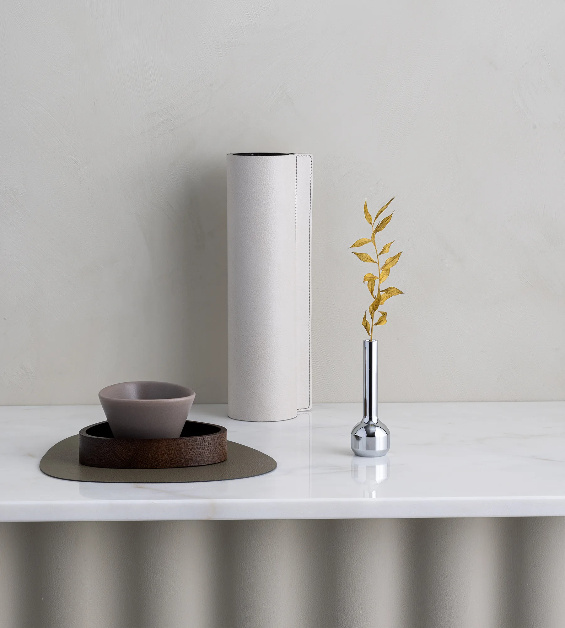 Vaso Silhouette 120, Acciaio cromato LIND DNA