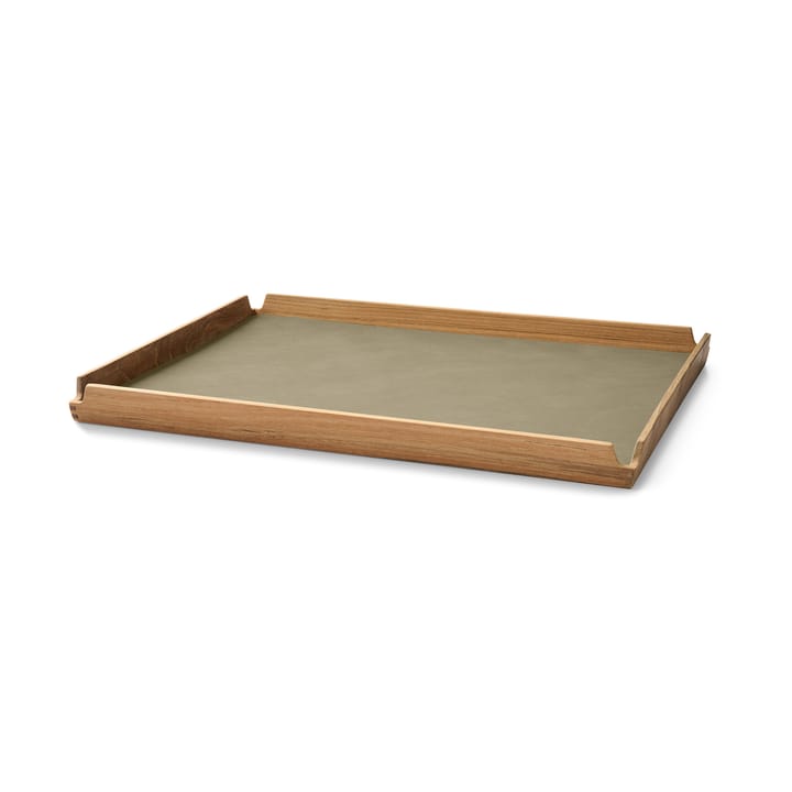 Vassoio quadrato in teak Airy L - Nupo herbal dust - LIND DNA