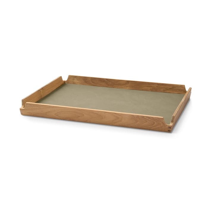 Vassoio quadrato in teak Airy M - Nupo herbal dust - LIND DNA