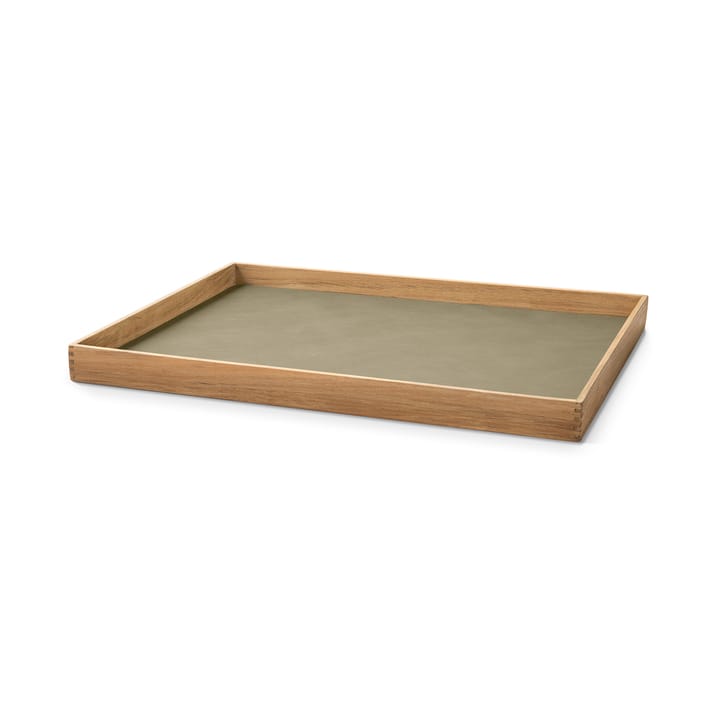 Vassoio quadrato in teak Even L - Nupo herbal dust - LIND DNA