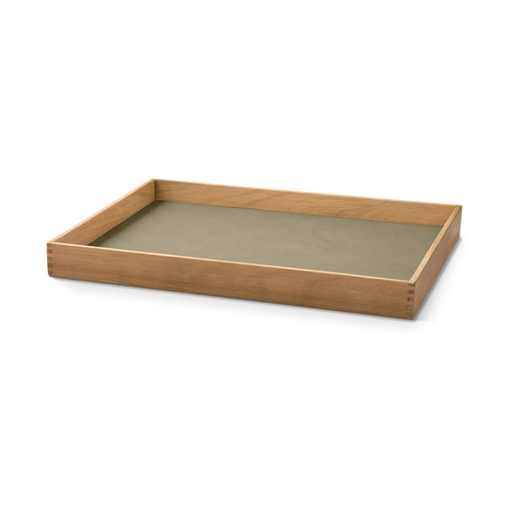 Vassoio quadrato in teak Even M - Nupo herbal dust - LIND DNA