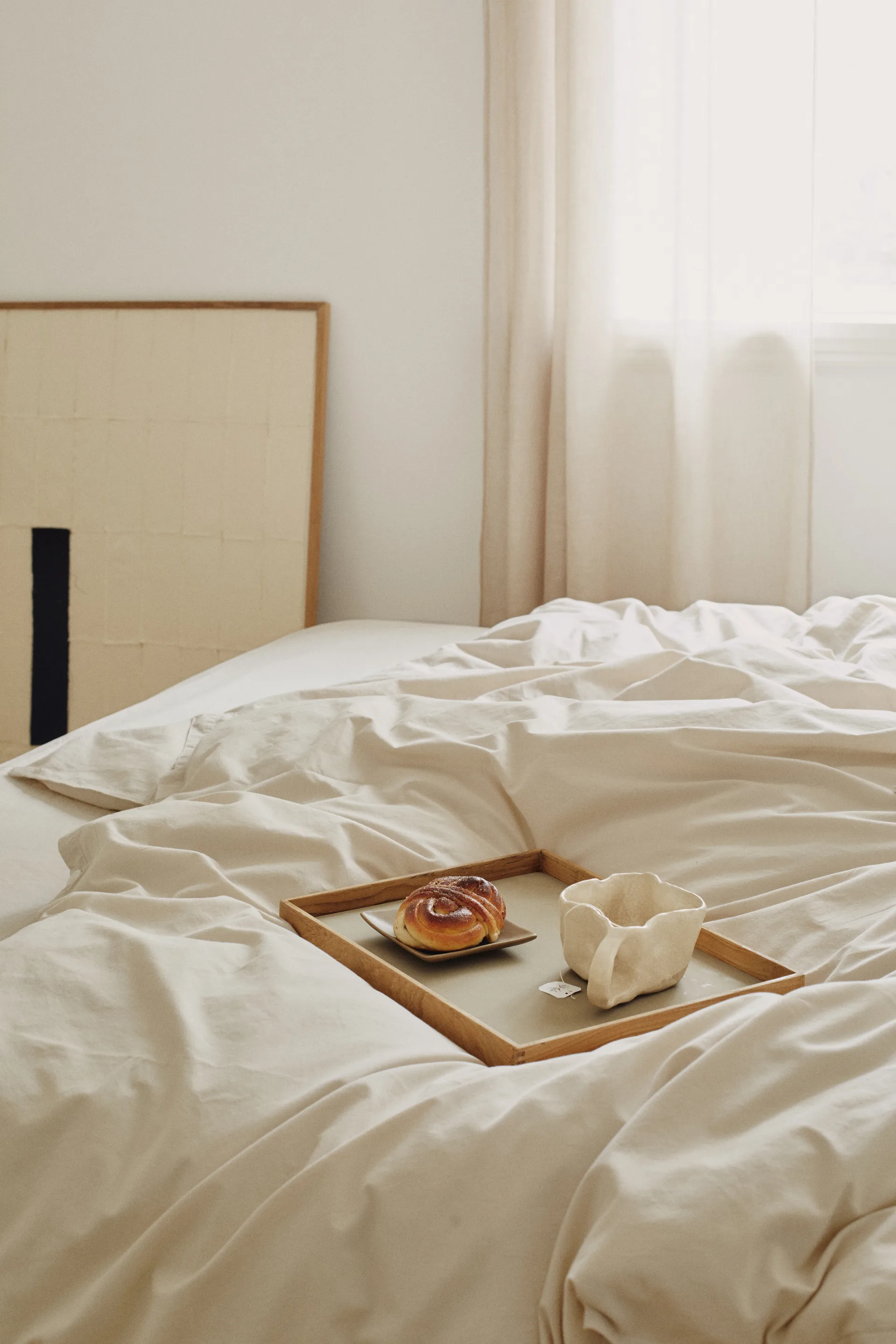 Vassoio quadrato in teak Even M, Nupo herbal dust LIND DNA