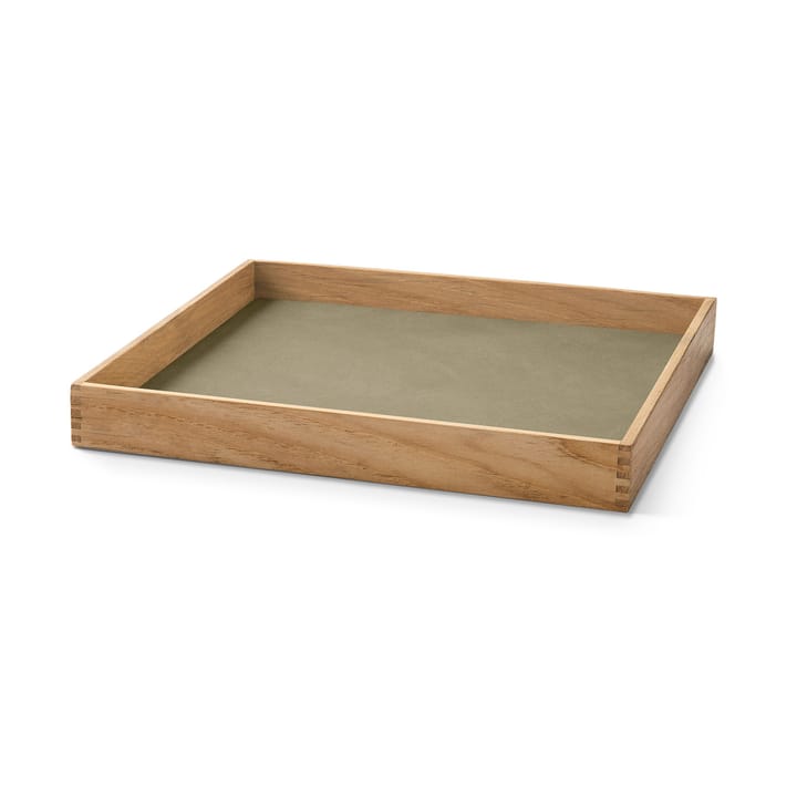 Vassoio quadrato in teak Even S - Nupo herbal dust - LIND DNA