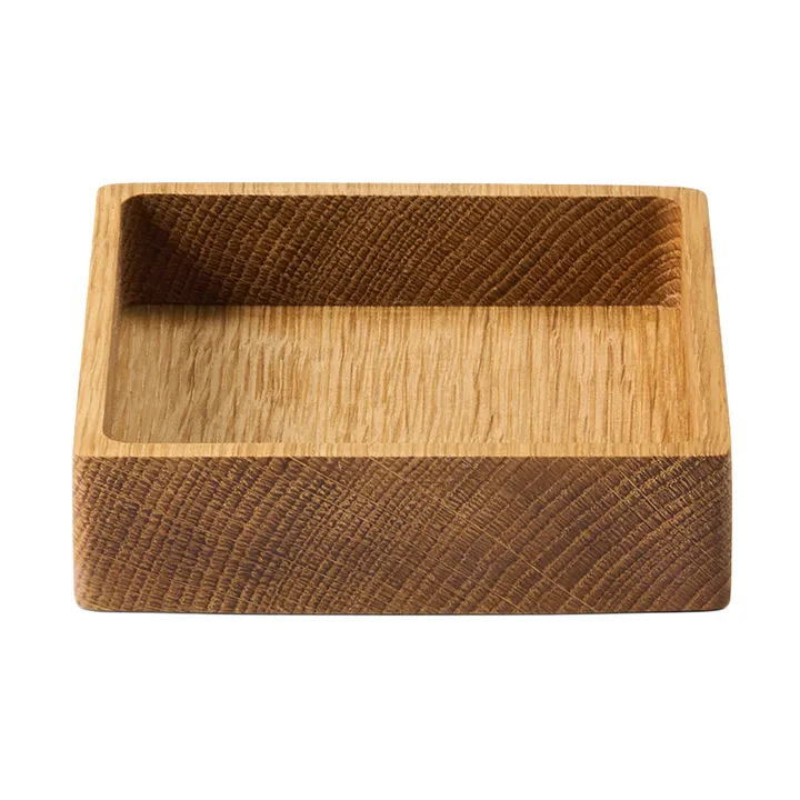 Wood Box porta sottobicchieri - Nature-oak, quadrato, S - LIND DNA