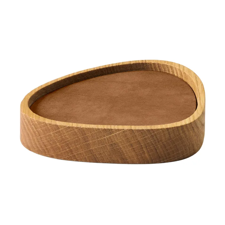 Wood Box sottobicchieri set - Nature-oak, curva, S, Nupo nature, 9 pezzi - LIND DNA