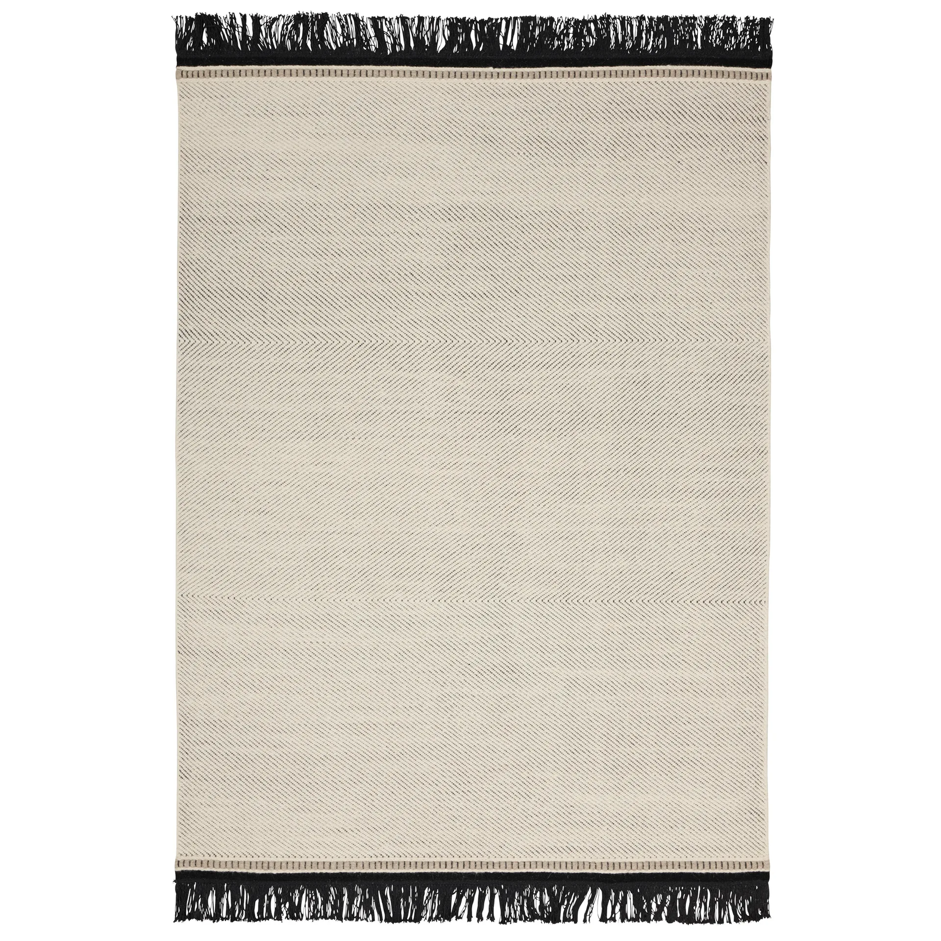 Tappeto Fenja in lana 170x240 cm, bianco Linie Design