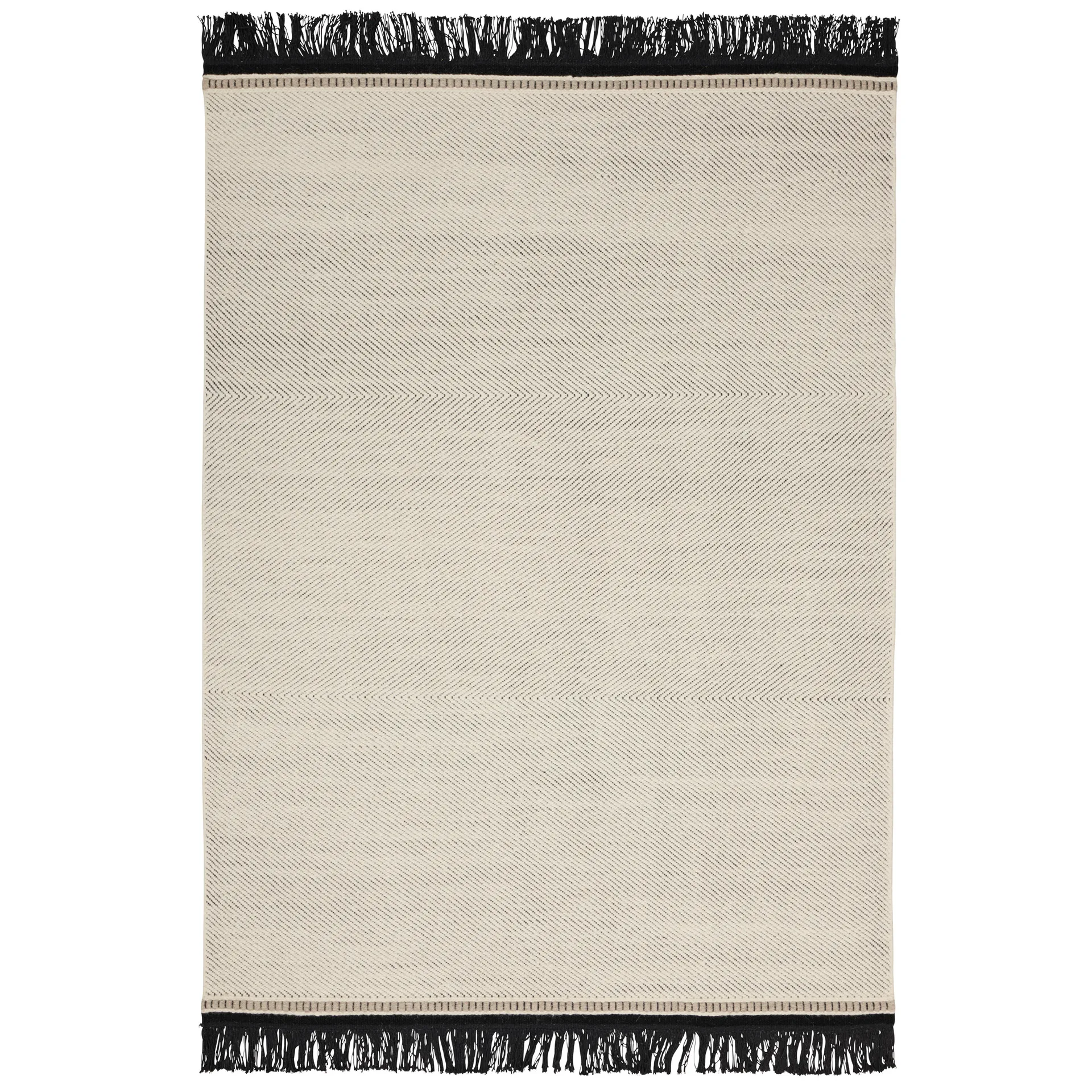 Tappeto Fenja in lana 250x350 cm, bianco Linie Design