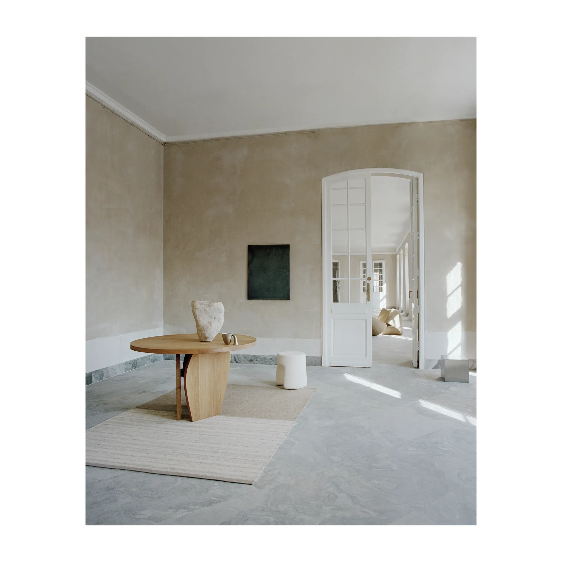 Tappeto Future Seeds 140x200 cm, Beige Linie Design