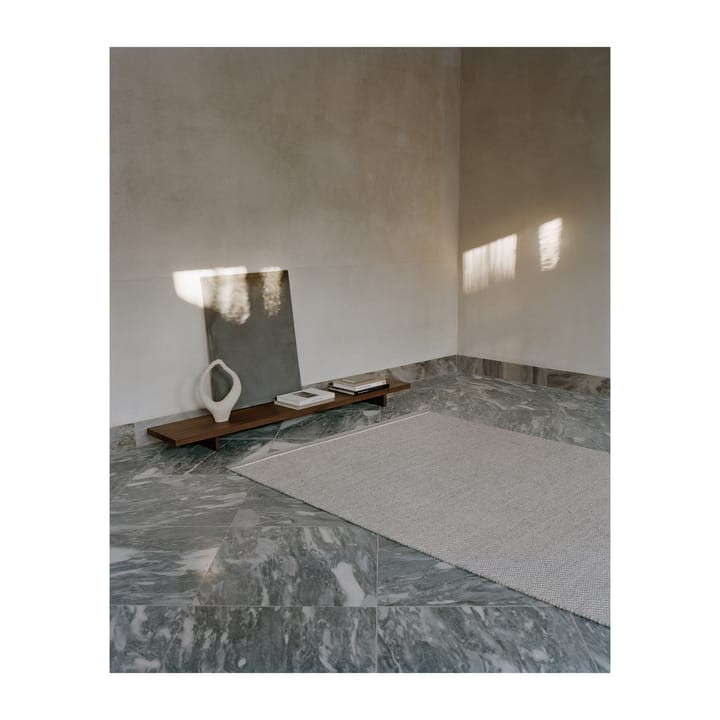 Tappeto in lana Dawn Light 170x240 cm, Grigio-bianco Linie Design