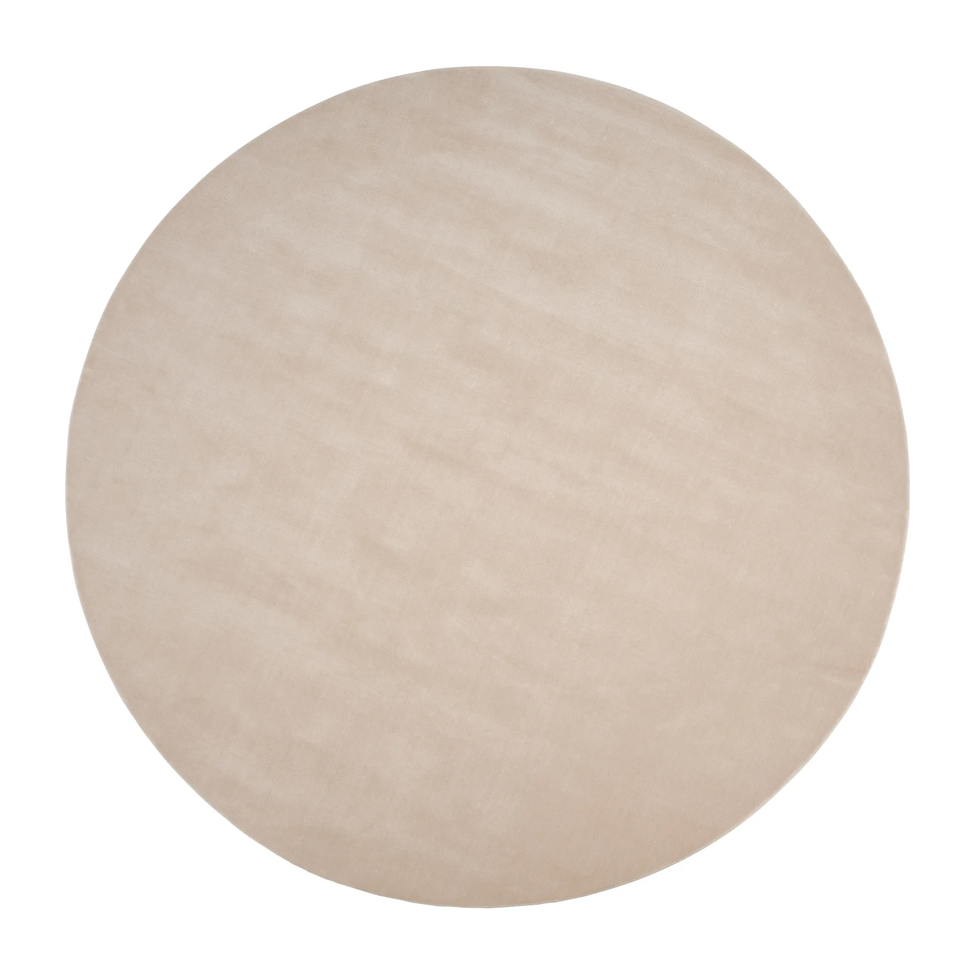 Tappeto in lana Halo rotondo, Beige, Ø250 cm Linie Design