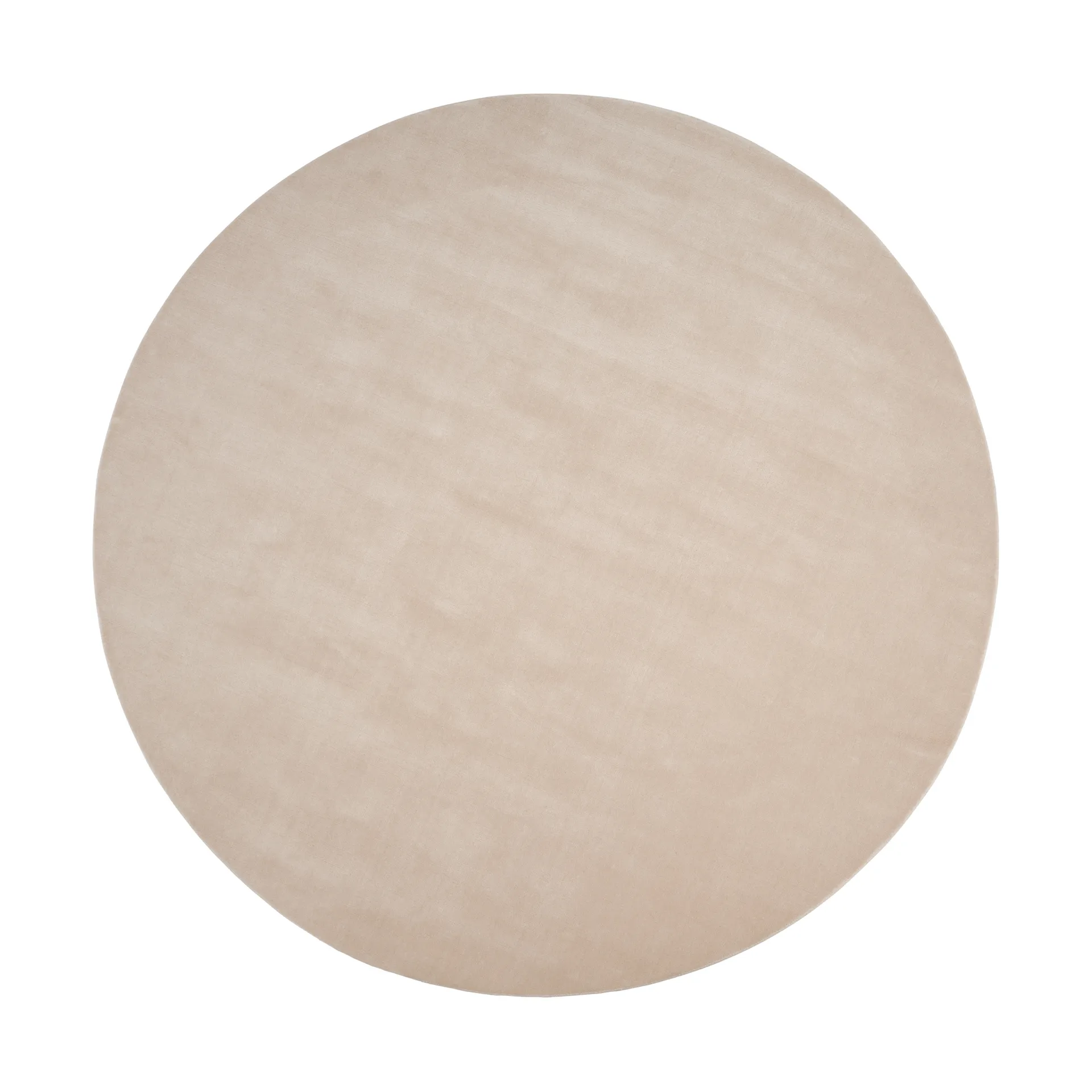 Tappeto in lana Halo rotondo, Beige, Ø300 cm Linie Design