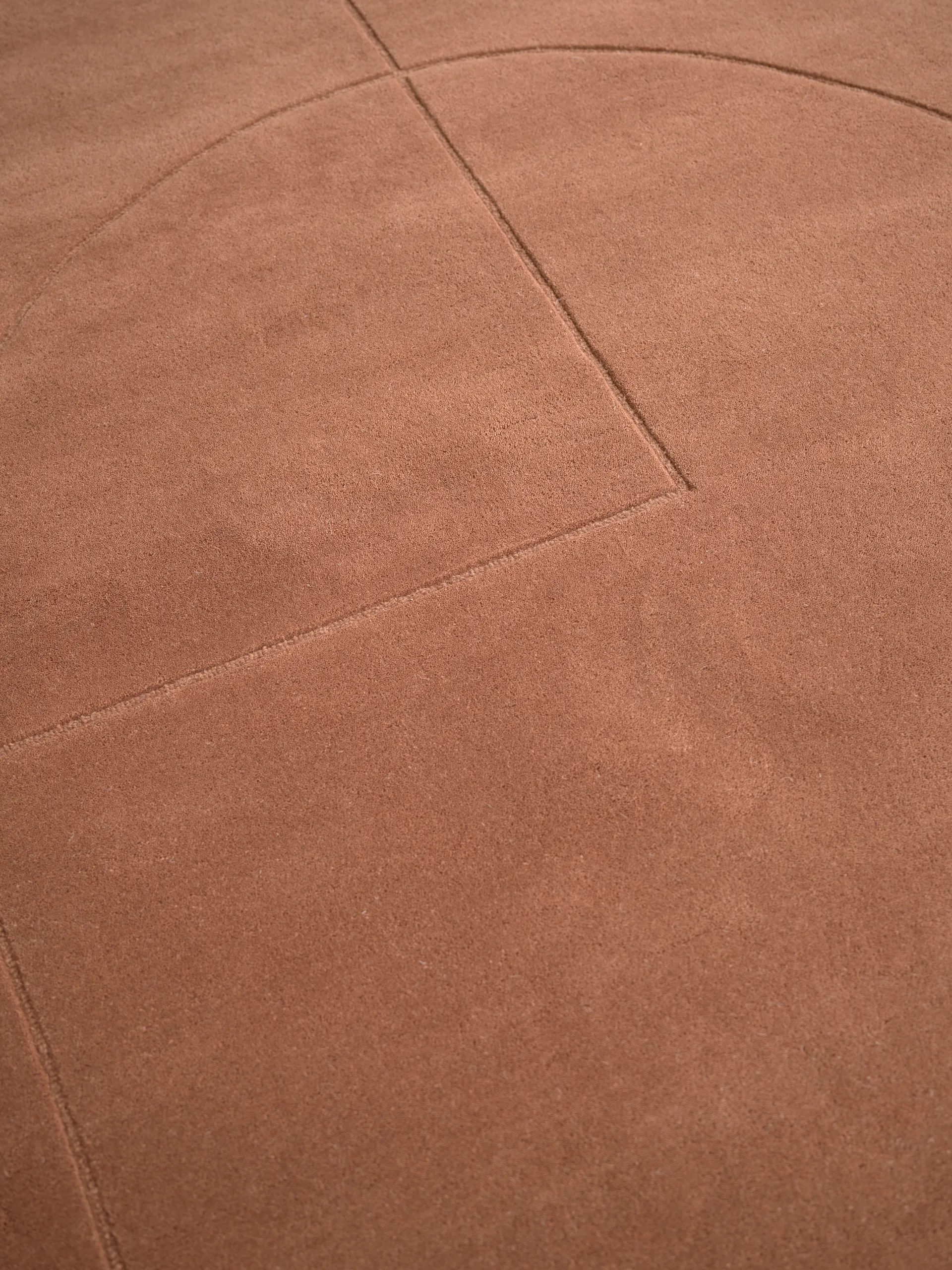 Tappeto in lana Lineal Poem, Ambra, 170x240 cm Linie Design