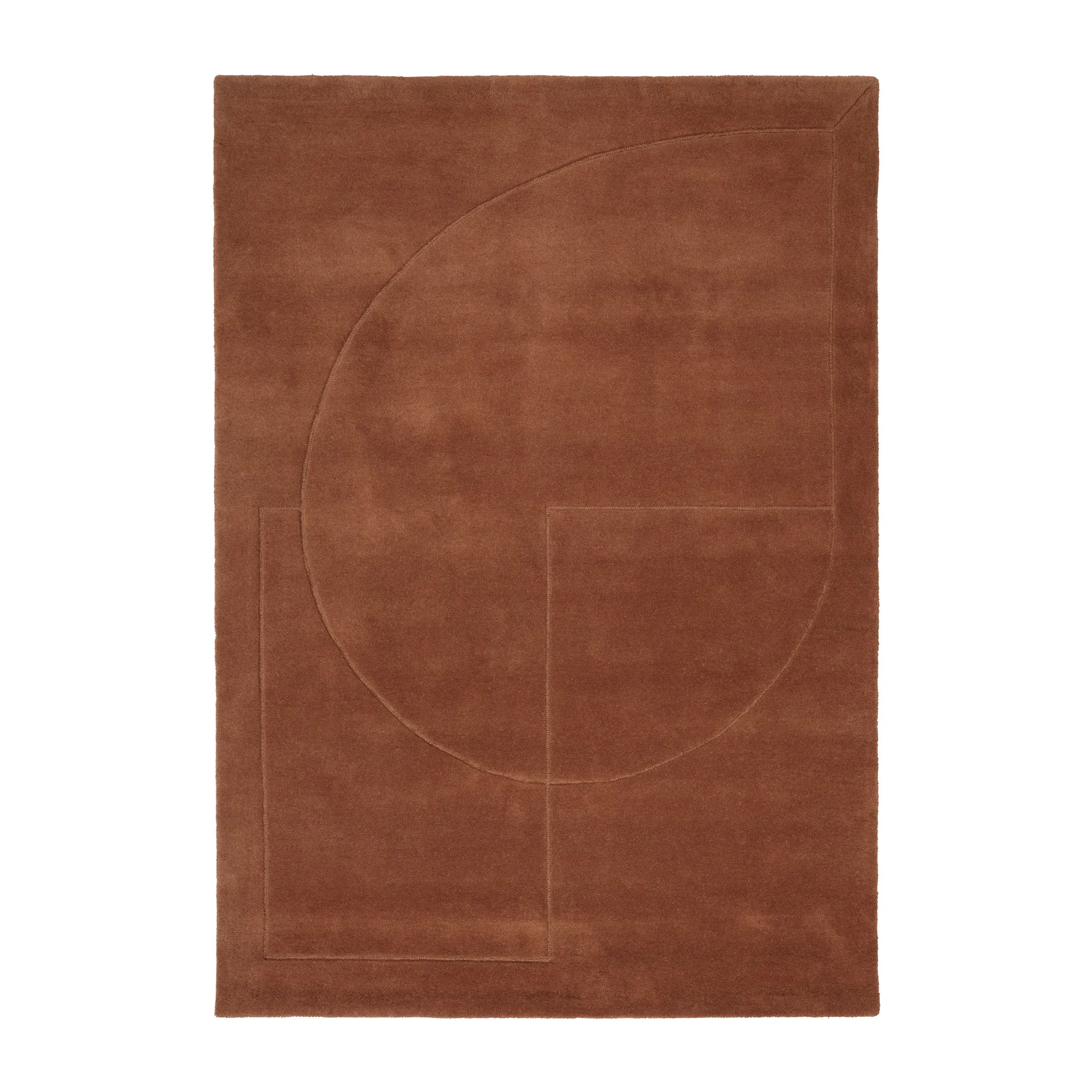 Tappeto in lana Lineal Poem, Ambra, 250x350 cm Linie Design