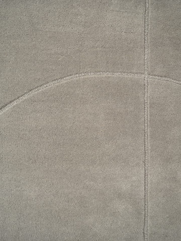 Tappeto in lana Lineal Poem, Grigio, 170x240 cm Linie Design