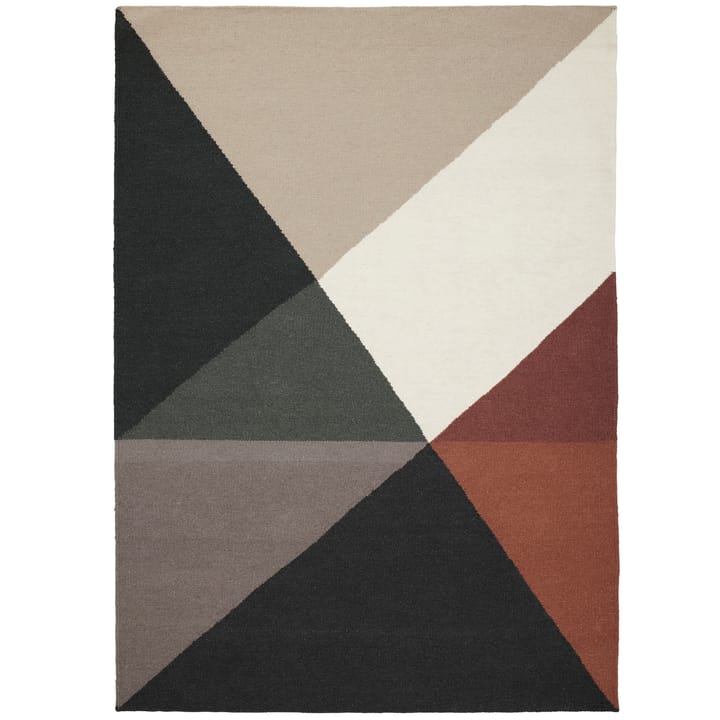 Tappeto in lana Metri 170x240 cm - ruggine - Linie Design