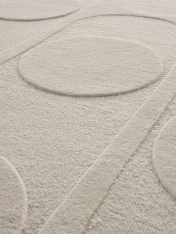 Tappeto in lana Orb Alliance - Bianco, 200x300 cm - Linie Design