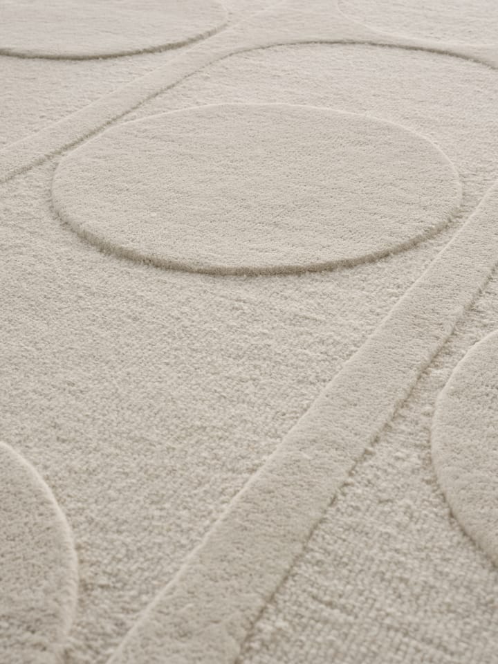 Tappeto in lana Orb Alliance, Bianco, 200x300 cm Linie Design