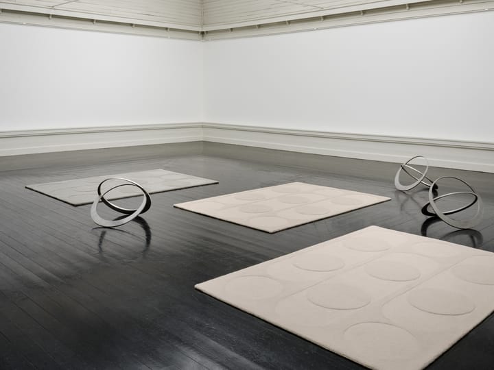 Tappeto in lana Orb Alliance, Bianco, 200x300 cm Linie Design
