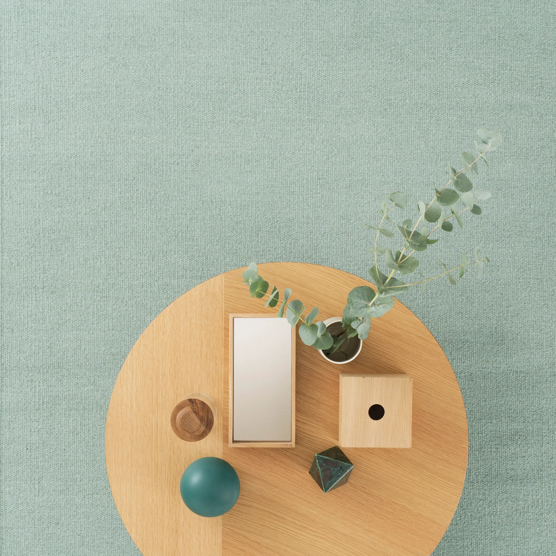 Tappeto in lana Rainbow 170x240 cm, Pistachio Linie Design