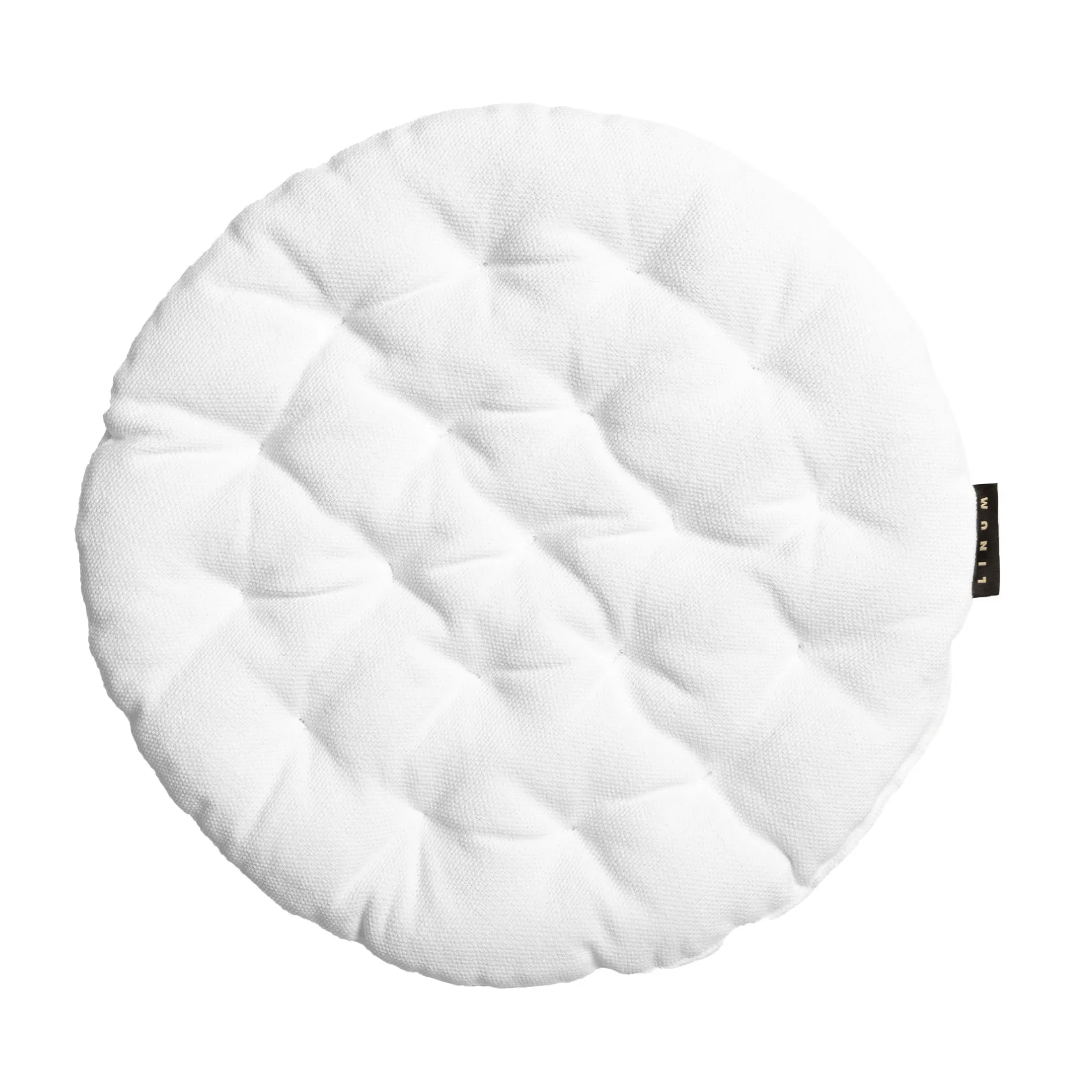 Cuscino per sedia Pepper Ø37 cm, Bianco Linum
