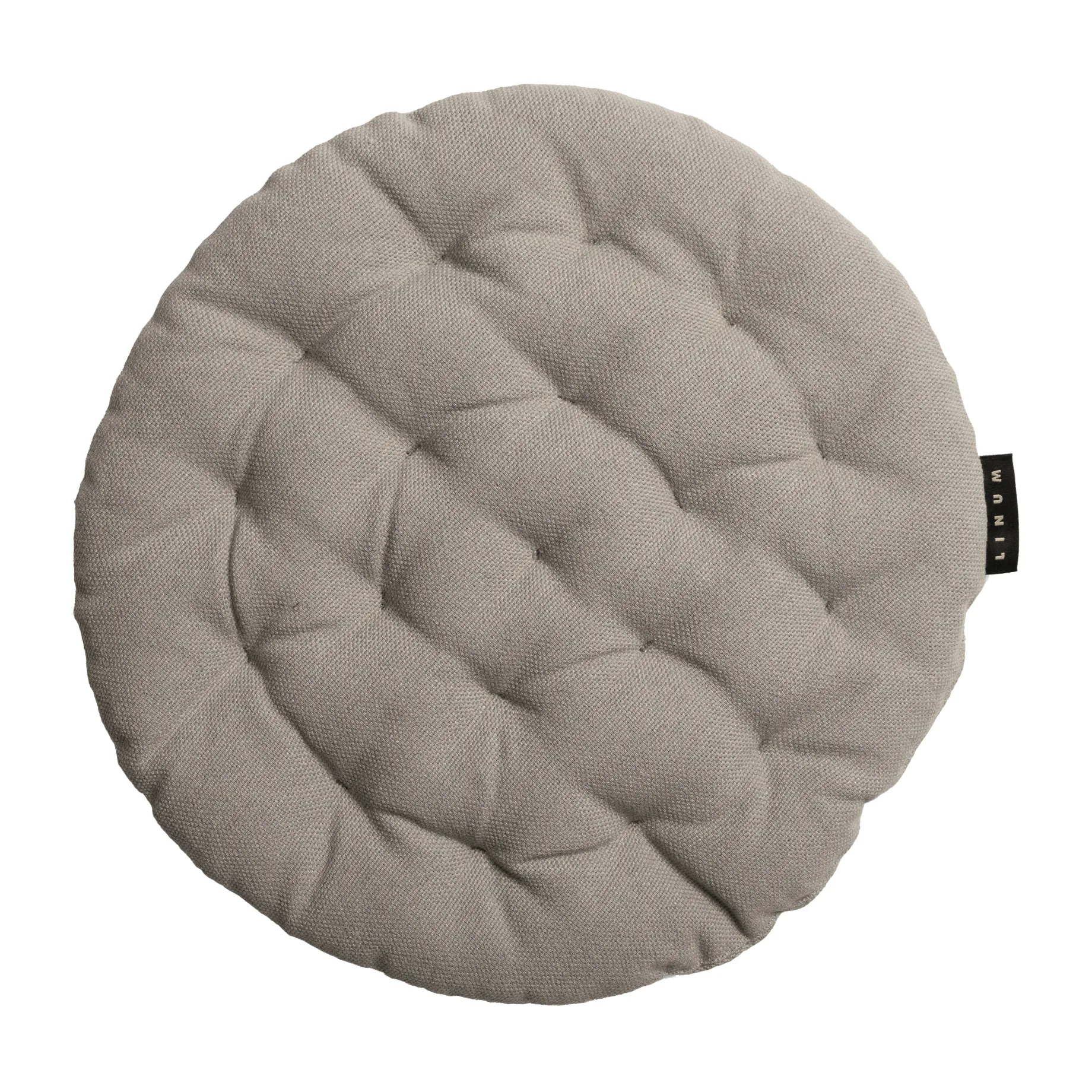 Cuscino per sedia Pepper Ø37 cm, Grigio chiaro Linum