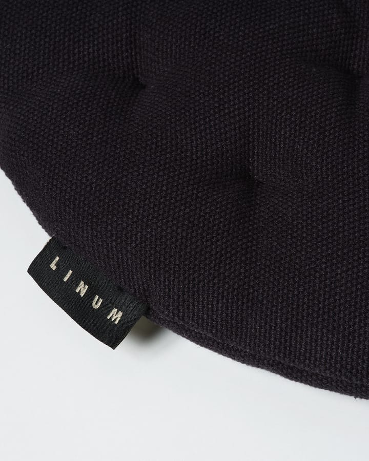 Cuscino per sedia Pepper Ø37 cm, Nero Linum