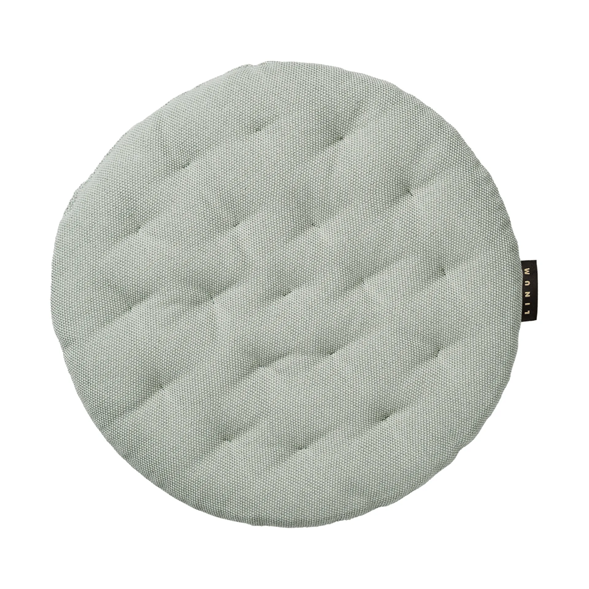 Cuscino per sedia Pepper Ø37 cm, Verde ghiaccio Linum